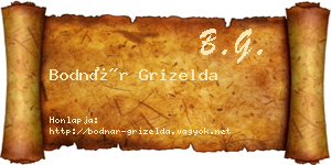 Bodnár Grizelda névjegykártya